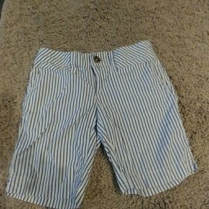 American eagle shorts with stripes